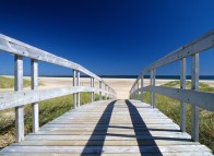 Passerelle sur la plage de la Grande-Échouerie