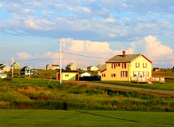 Îles de la Madeleine, maison jaune, cantons, Étang-du-Nord