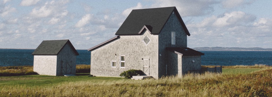 Îles de la Madeleine, house, sun, sea