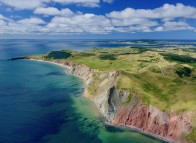 Falaises de grès gris - Iles de la Madeleine