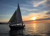 Sailing around the Îles de la Madeleine