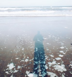 Shadow on the beach