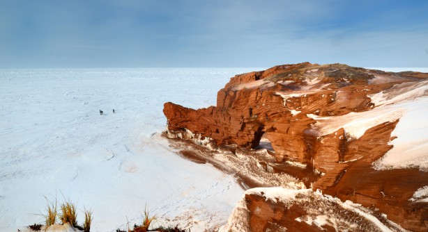 Winter on the Magdalen Islands