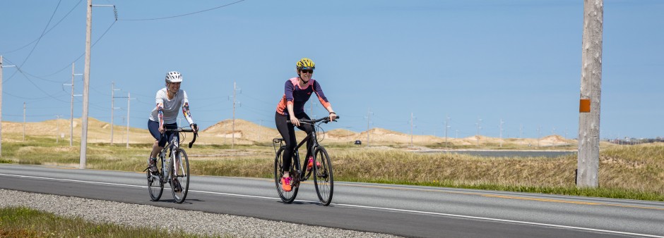 Cycling on the Îles de la Madeleine