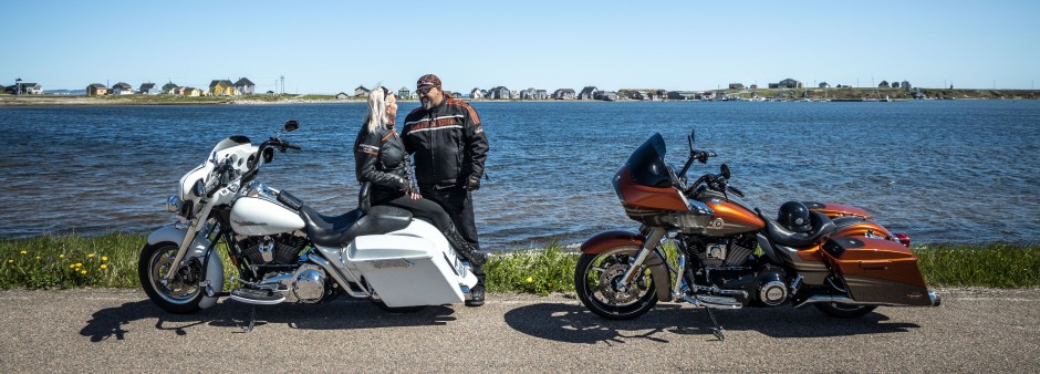 Motorcycle touring in the Îles de la Madeleine