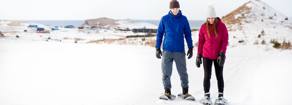 Snowshoeing Îles de la Madeleine