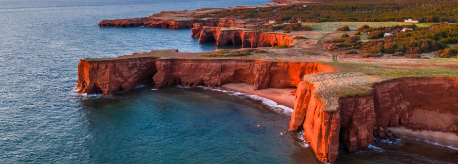 Belle Anse cliffs, Îles de la Madeleine 