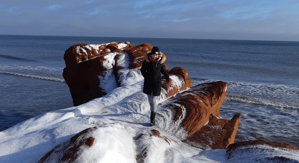 Balade hivernale aux îles de la Madeleine