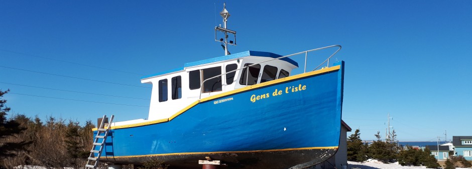 Bateau de pêche aux Îles de la Madleine