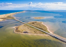La route 199 aux Îles de la Madeleine