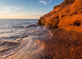 Les falaises des Îles de la Madeleine