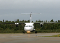 A plane in the Magdalen Islands