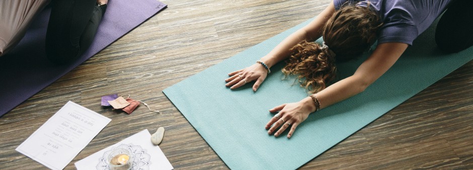 Séance de yoga