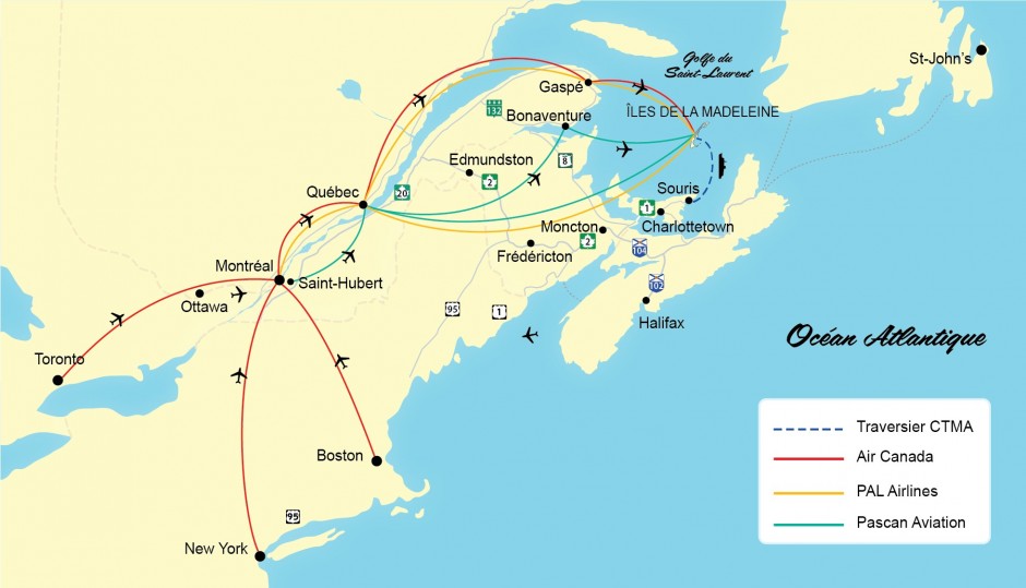 Getting to Îles de la Madeleine Getting to Îles de la Madeleine