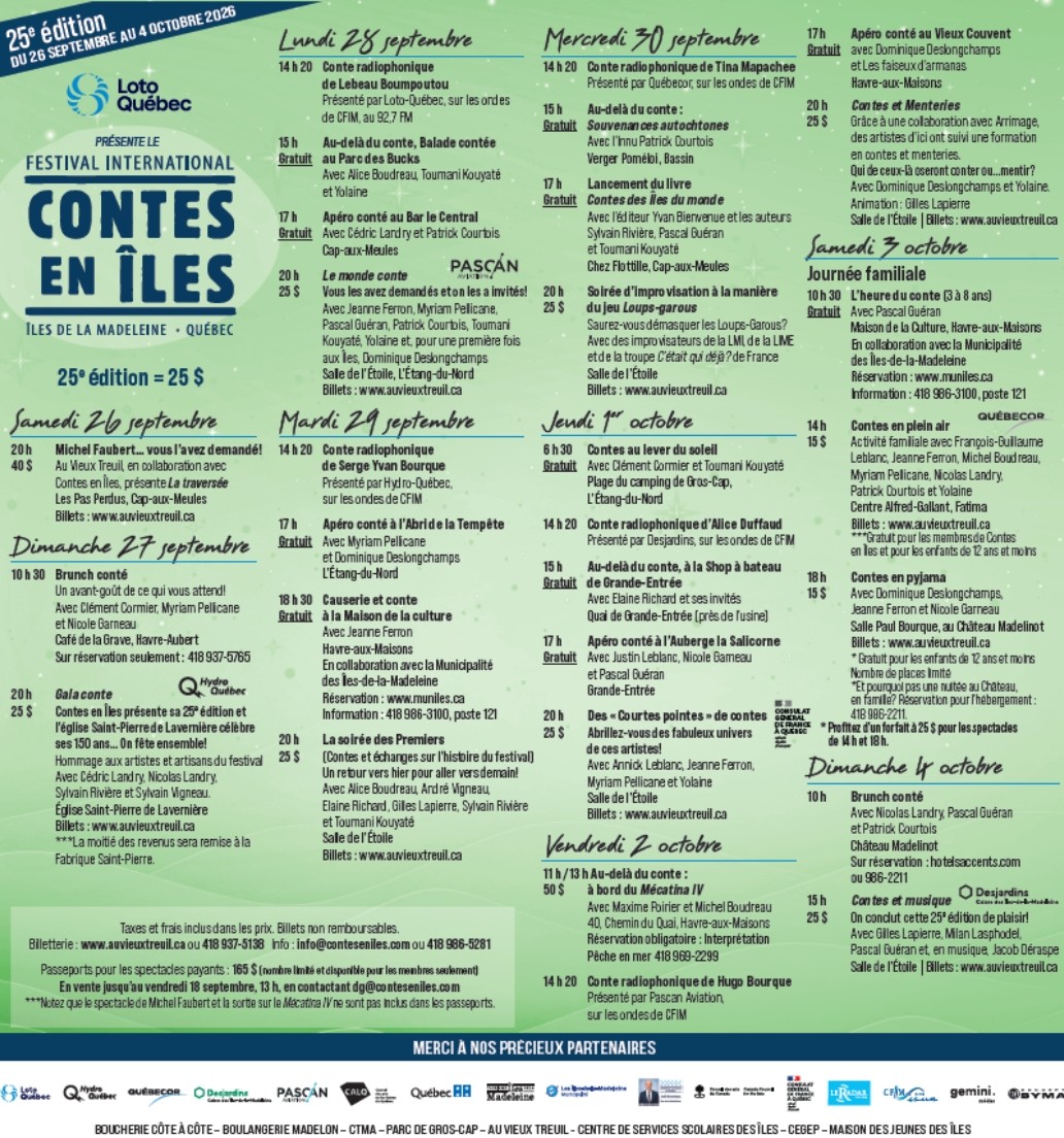 Programmation contes en îles